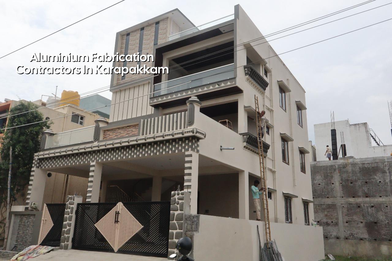 Aluminium fabrication contractors in Karapakkam for gates, grills and railings in Chennai
