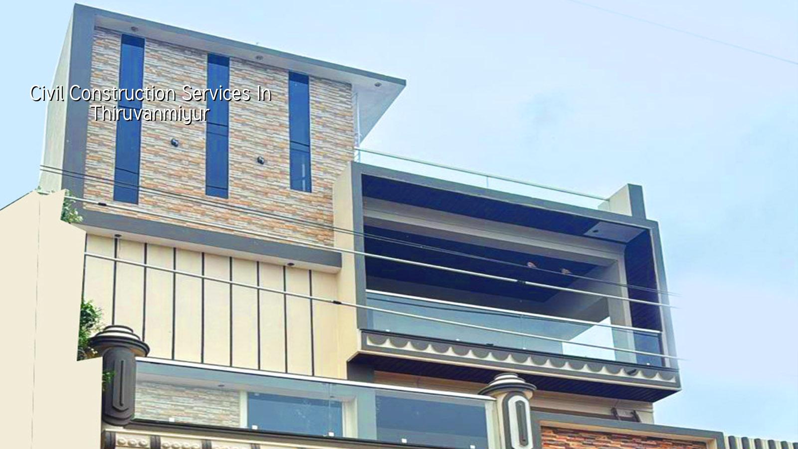 Civil construction services in Thiruvanmiyur Chennai