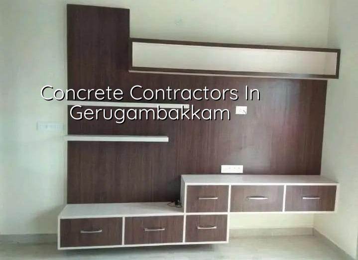 Concrete contractors in Gerugambakkam Chennai for RCC slabs and footings