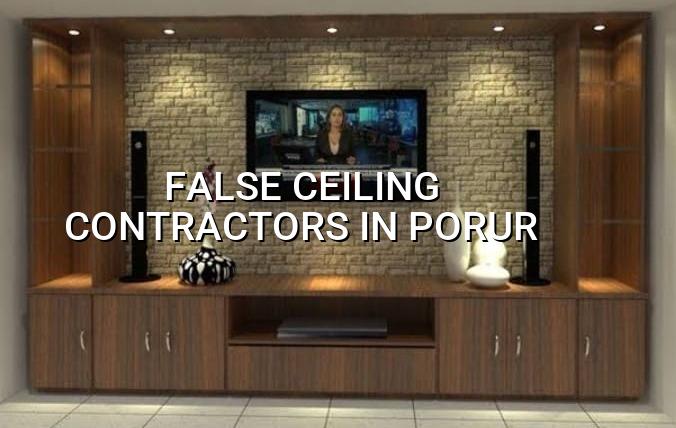 False ceiling contractors in Porur Chennai