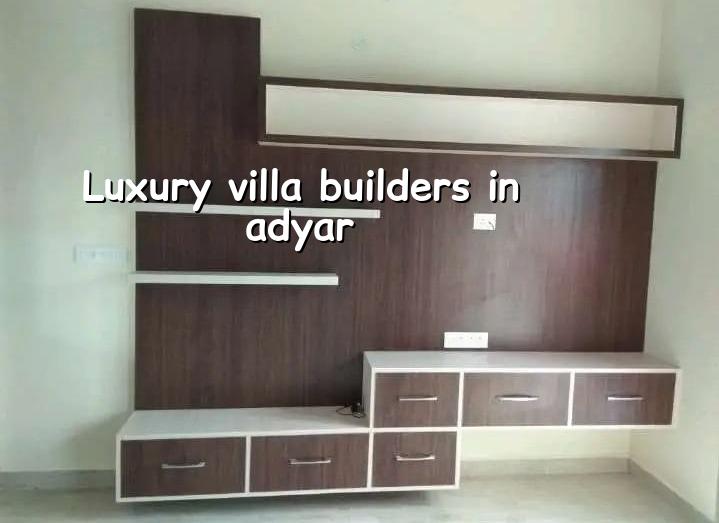 Luxury villa construction in Adyar, Chennai