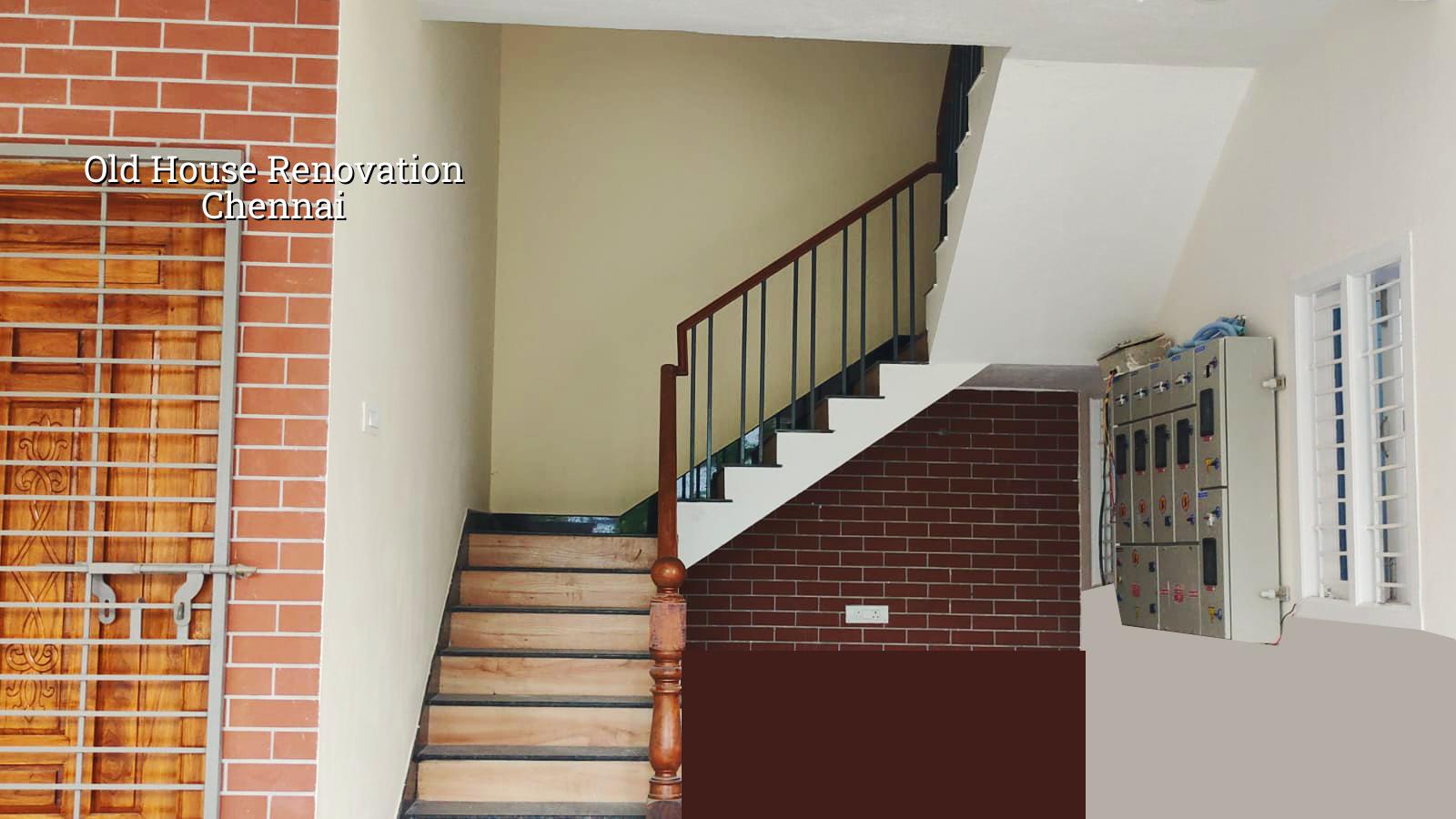 Old house renovation in Chennai by Shalom Construction