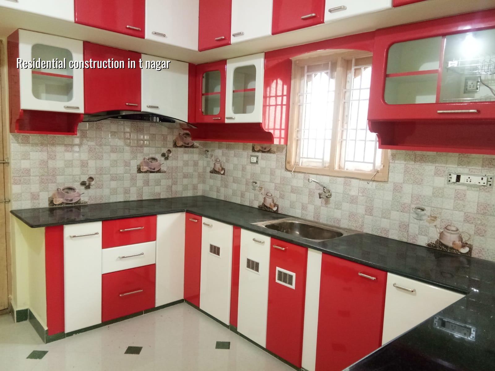 Residential construction in T. Nagar Chennai