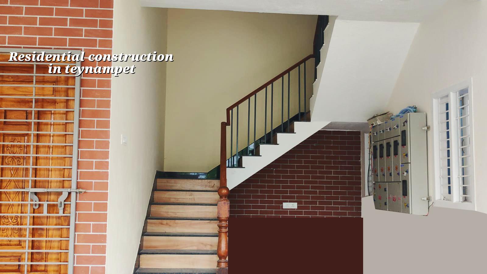 Residential construction in Teynampet Chennai by Shalom Construction