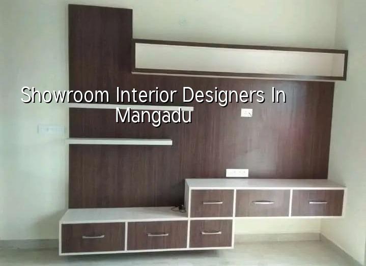 Showroom interior designers in Mangadu for retail fitout and layout planning in Chennai